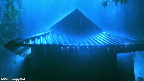 💤Monsoon Rainfall Will Put You to Sleep Fast 21︱Deep SLEEP, Relieve Stress, Meditate⚡🌧
