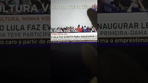 inauguração do ministério da cultura... deveria ser ministério de culture ...cadê linguagem neutra?🤡