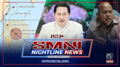 LIVE: SMNI Nightline News with MJ Mondejar & Admar Vilando | October 30, 2024 - Miyerkules