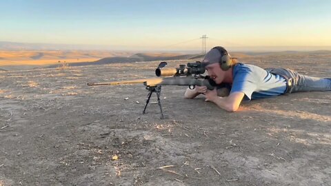 A hunting rifle can make hits how far_ Bergara Wilderness Ridge .300WM Long Range @ 11