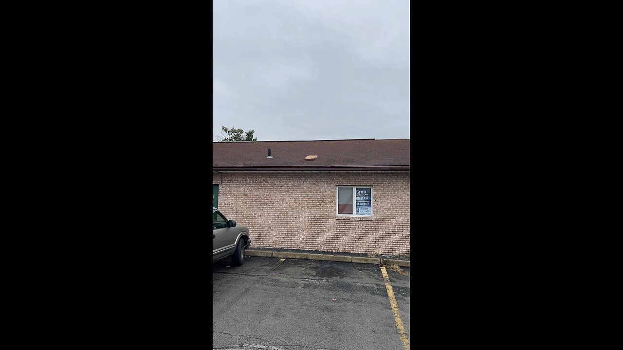 Pizza on the roof