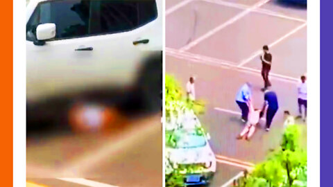 China Man Runs Over His GF