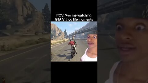 omg thug life moment gta 5 stunt #shorts