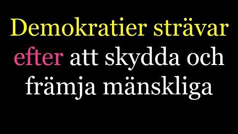 Vad är demokrati enligt AI