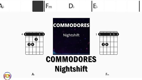 COMMODORES Nightshift - Guitar Chords & Lyrics HD