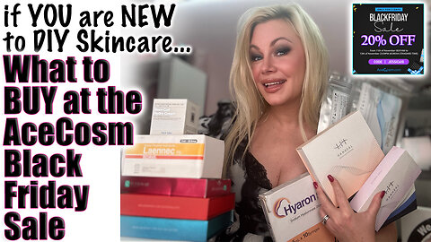 What to Buy @ AceCosm.com Black Friday Sale if NEW TO DIY! Code Jessica10 saves you 20% of the sale
