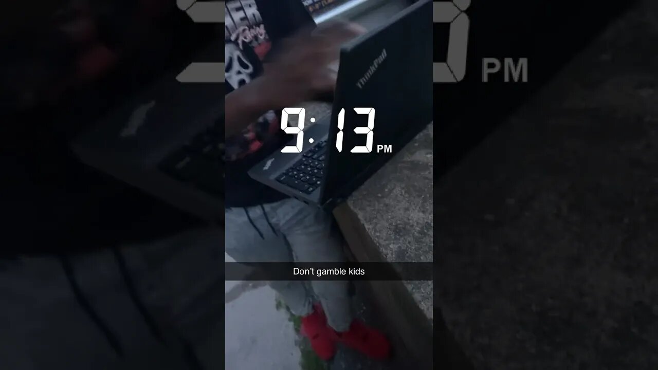 He LOST ALL HIS MONEY GAMBLING!