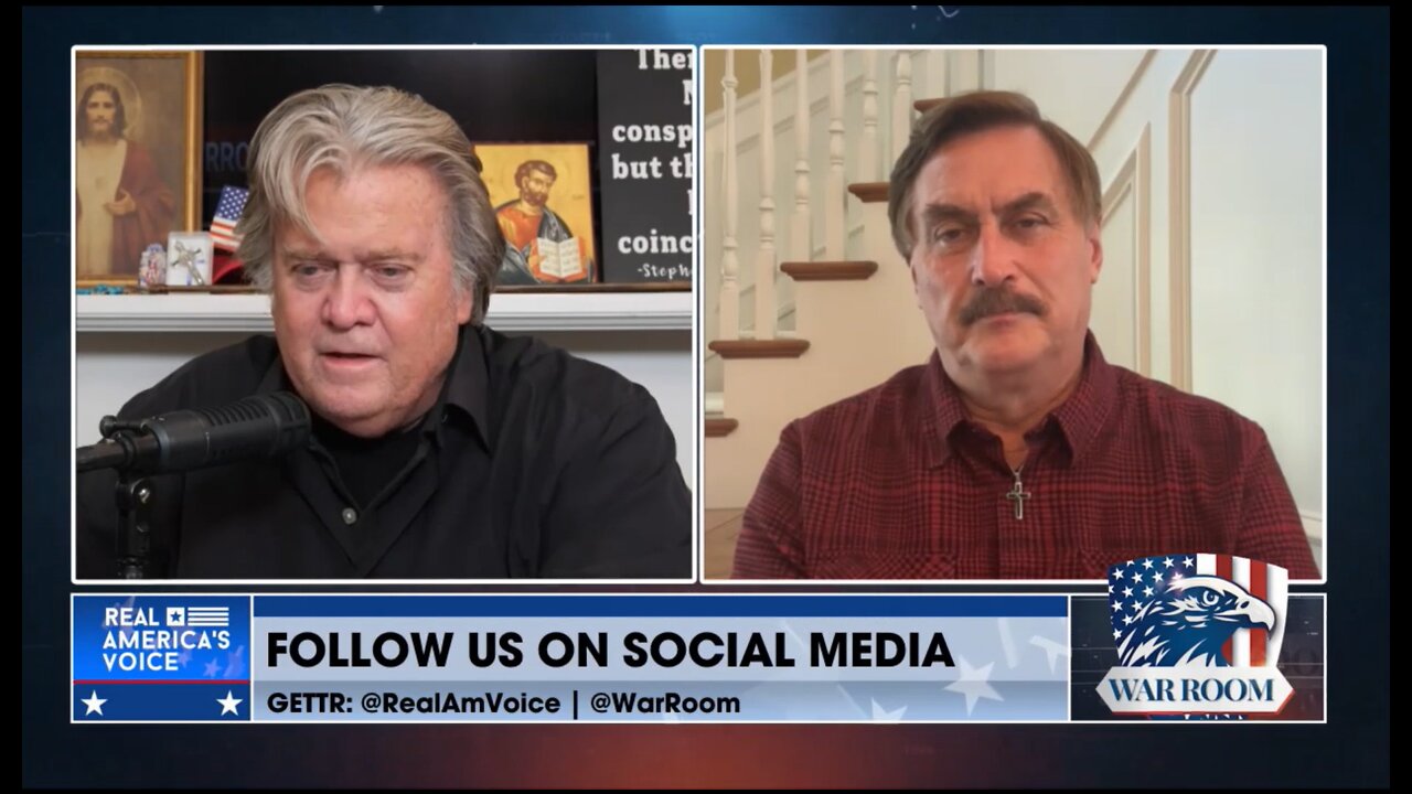 Mike Lindell: "They're attacking me because everyday I speak out to secure our elections"