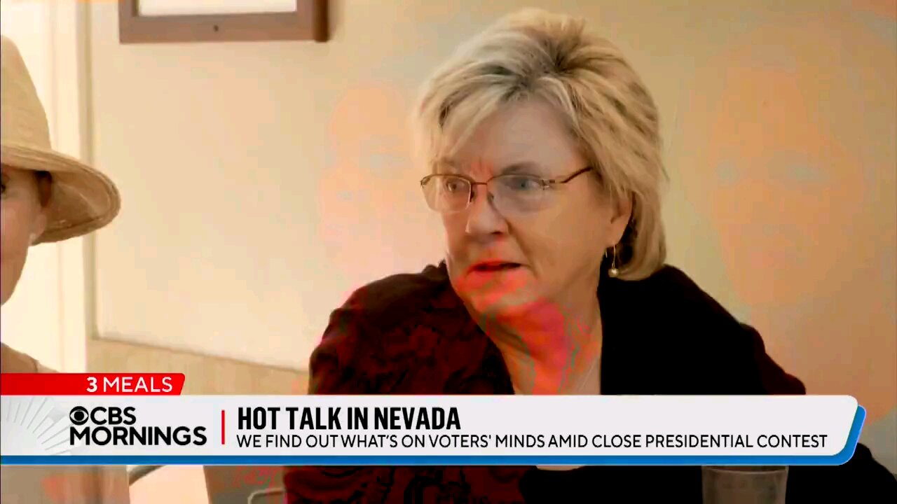 This might be my favorite clip from the entire election cycle. CBS visited voters at a diner