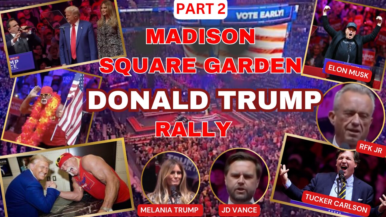 Madison Square Garden MAGA TRUMP Rally - Part 2