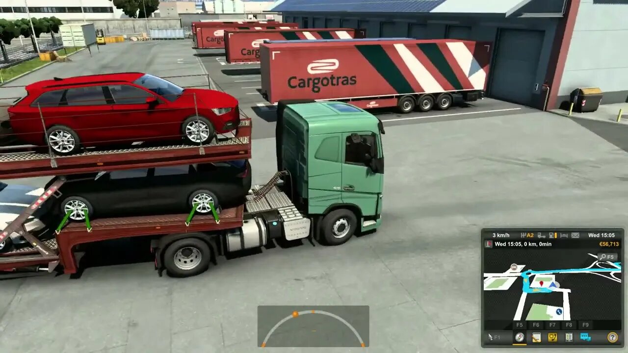 (euro truck simulator 2) accidentally slept on that delivery