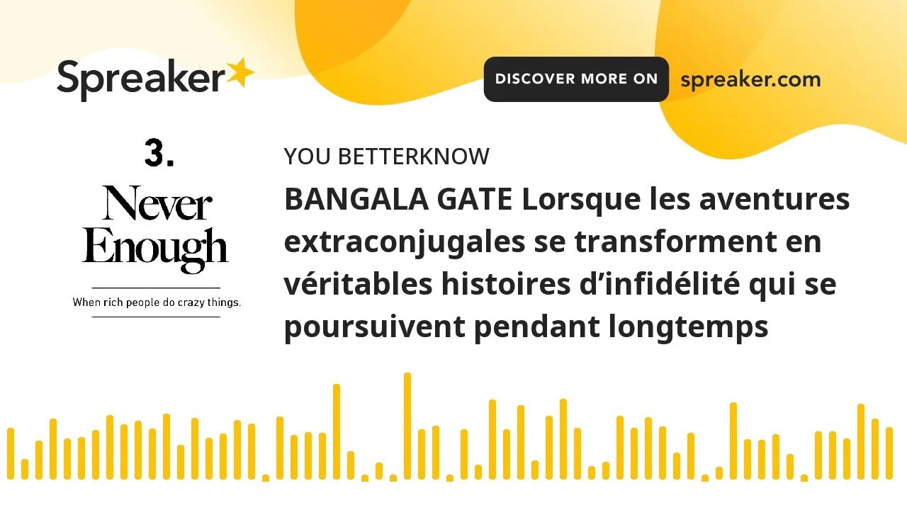 BANGALA GATE Lorsque les aventures extraconjugales se transforment en véritables histoires d’infidél