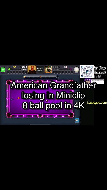 American Grandfather losing in Miniclip 8 ball pool in 4K 🎱🎱🎱 8 Ball Pool 🎱🎱🎱
