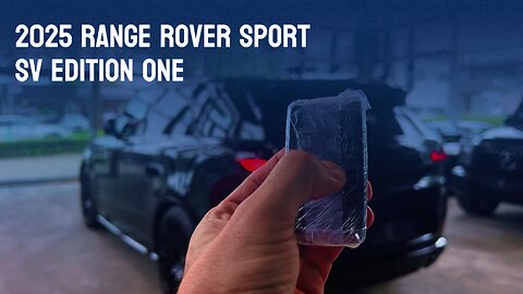 High Performance Ultra Luxury SUV | Range Rover Sport SV Edition One 2025