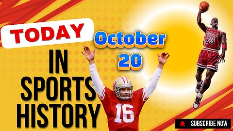 🔥Unleashing The Sports Time Machine: Epic Moments From October 20!⚾