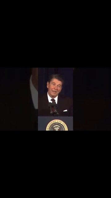 First time Speech! 🤣😂 Ronald Reagan * #PITD #Shorts