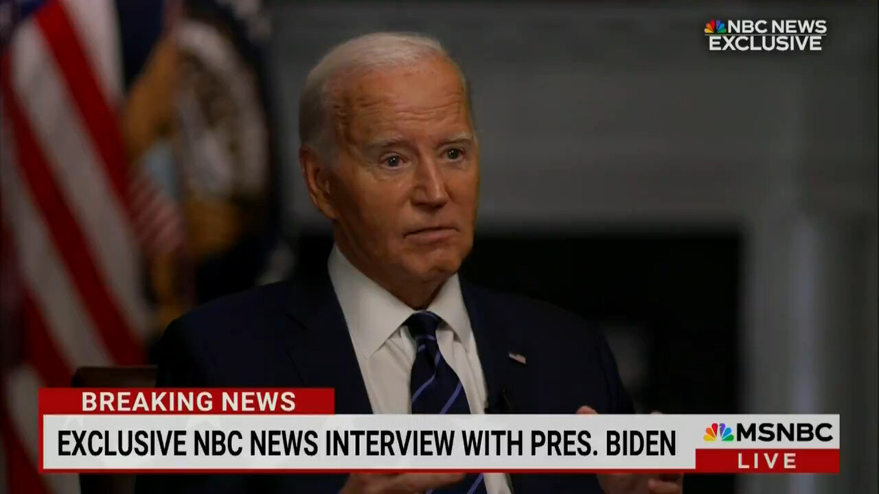 'Bloodbath': President Joe Biden Tells NBC News He's Not Engaged In Trump's Sort Of Rhetoric