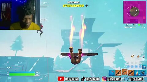 @staplesvevo avenges @Treyliving in fortnite