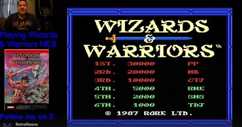 Wizards & Warriors NES