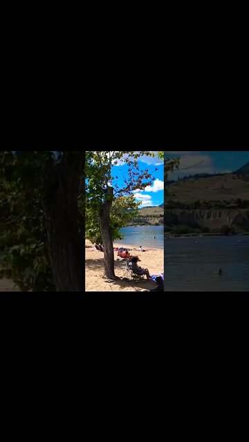 Okanogan Beach. Lots of People. #shorts