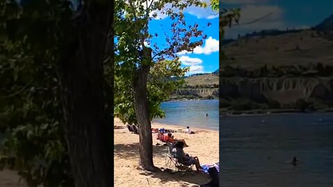 Okanogan Beach. Lots of People. #shorts