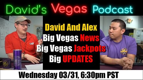 David And Alex talk News, Jackpots, Updates.