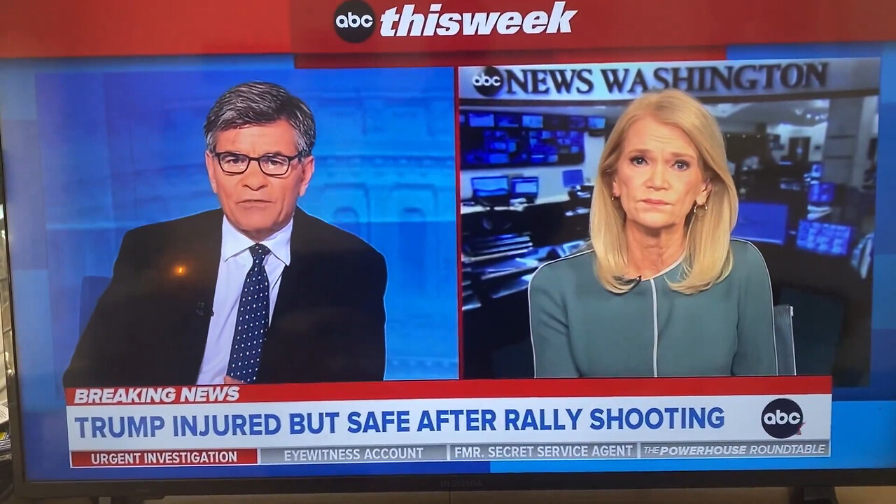 'This Is Sick'! ABC's 'This Week' Assigns Blame For The Assassination Attempt On Trump (Just Guess)