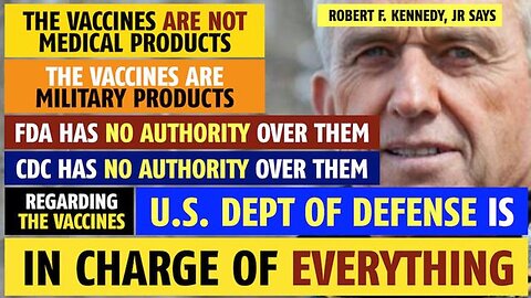 The vaccines are NOT medical products, but MILITARY products, Sasha Latypova, Robert F. Kennedy, Jr