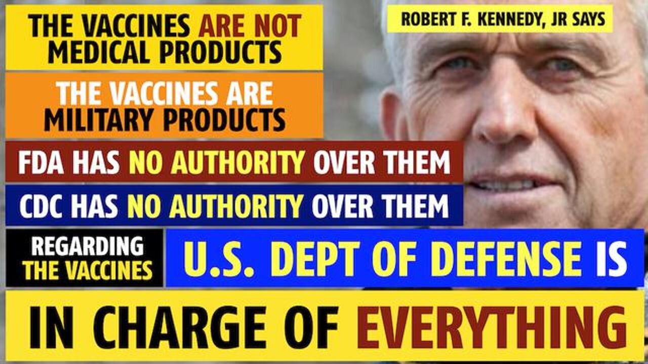 The vaccines are NOT medical products, but MILITARY products, Sasha Latypova, Robert F. Kennedy, Jr