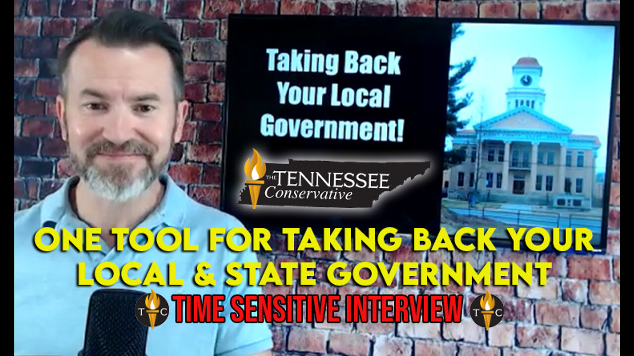 One Tool For Taking Back Your Local & State Government [Time Sensitive Interview]
