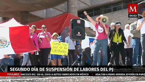Trabajadores del Poder Judicial continúan en paro en 17 estados por reforma judicial