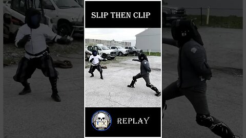 Real Left-Handed Sword Fighting - Roworth - Saber - Slip Then Clip