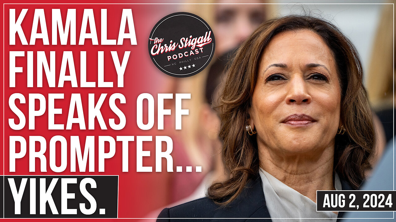 Kamala Finally Speaks Off Prompter...Yikes.