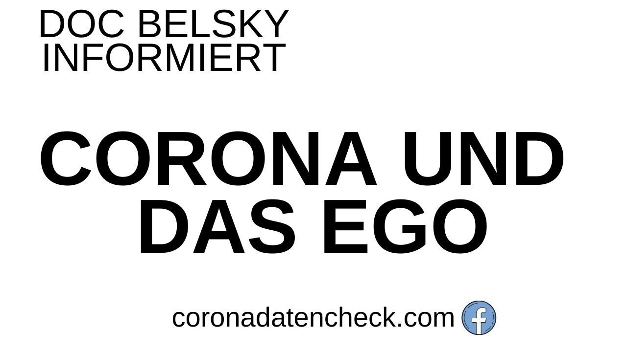 Corona und Ego - wenn der Mainstream irrt, dann - ja nichts.