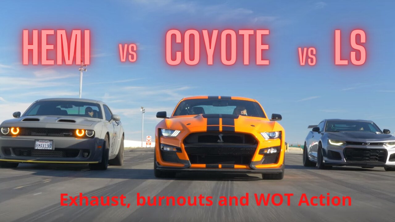 Mustang vs Camaro vs Charger rivalry with Epic Ending