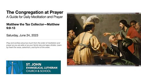 Matthew the Tax Collector—Matthew 9:9-13