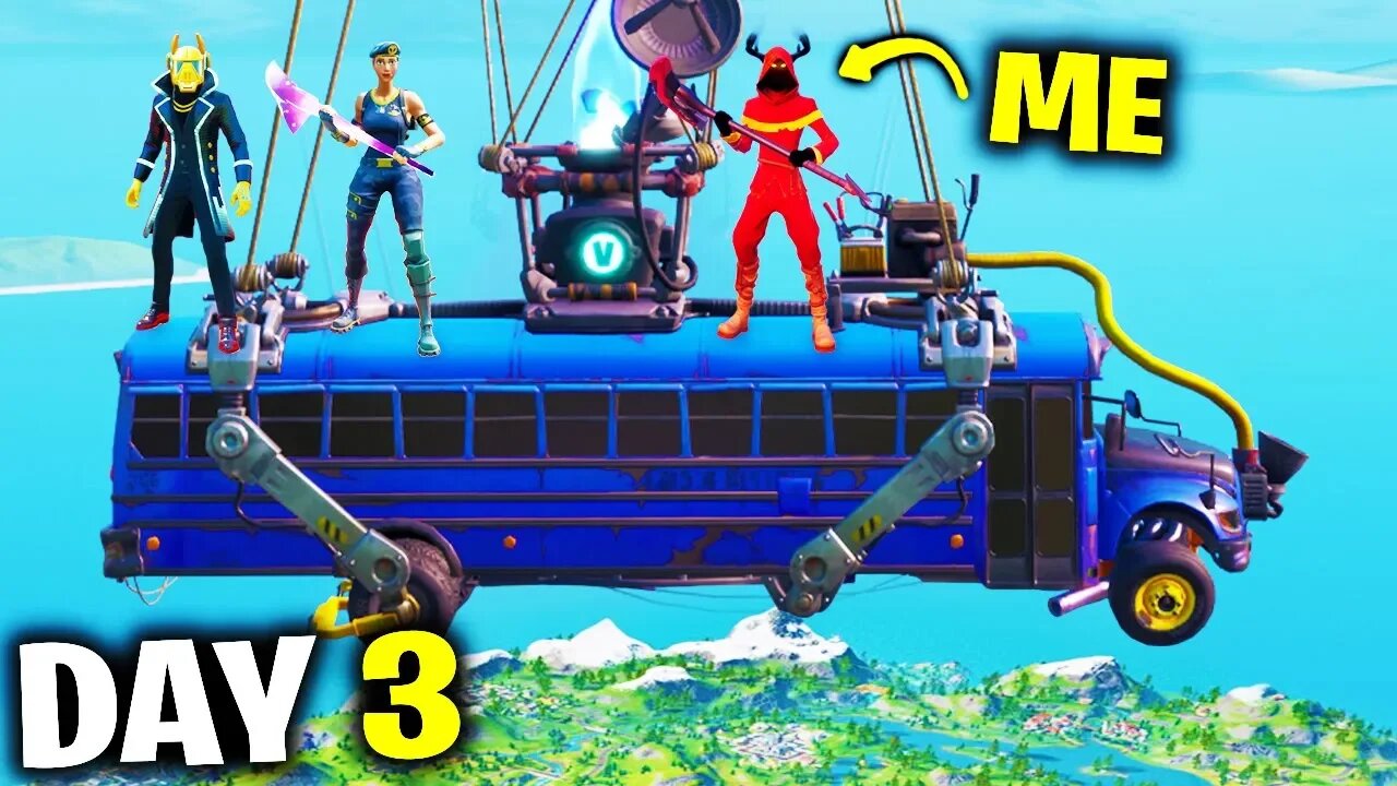 Last To Leave Battle Bus Wins $20,000 - Fortnite