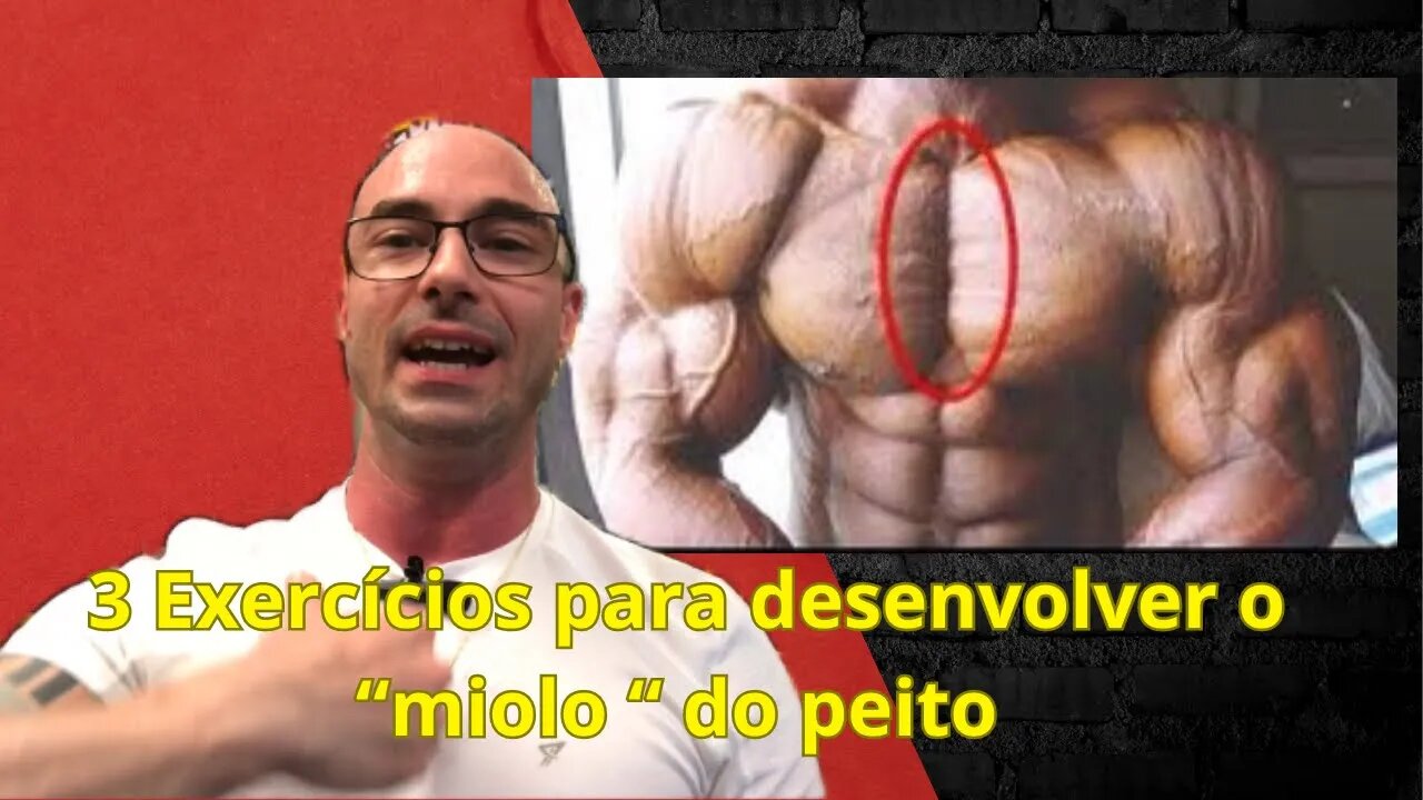 Top 3 exercicios para o miolo do peito