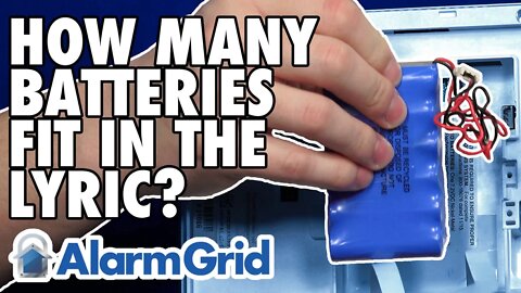 Only One Battery Pack Can Be Used in a Lyric Alarm System