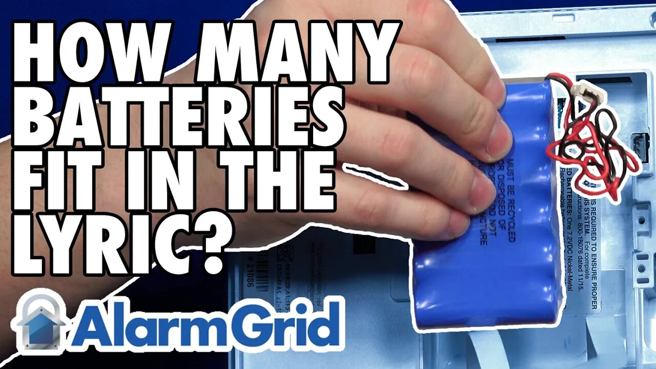 Only One Battery Pack Can Be Used in a Lyric Alarm System