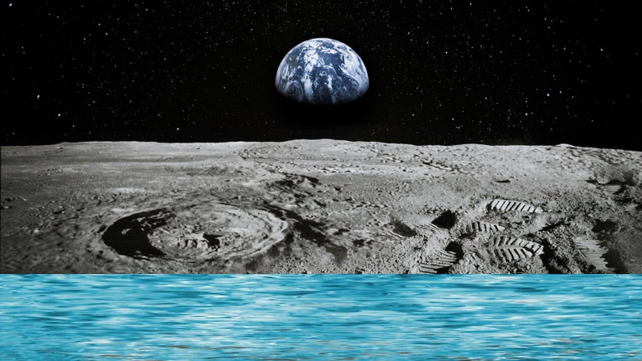 The Forgotten FIRST Time Water Was Found on the MOON 💧 #shorts