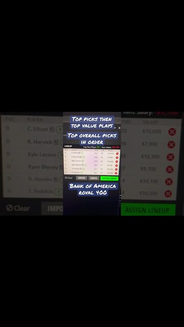 Dreams NASCAR DFS Top Plays and Value Picks 10/9 Daily Fantasy Strategy Bank of America Roval 400