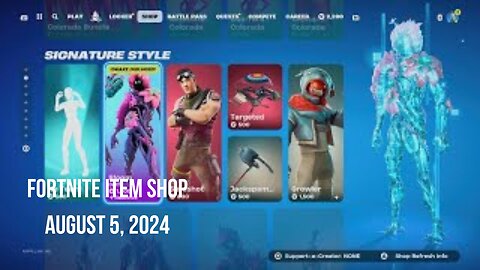 Fortnite Item Shop|August 5, 2024