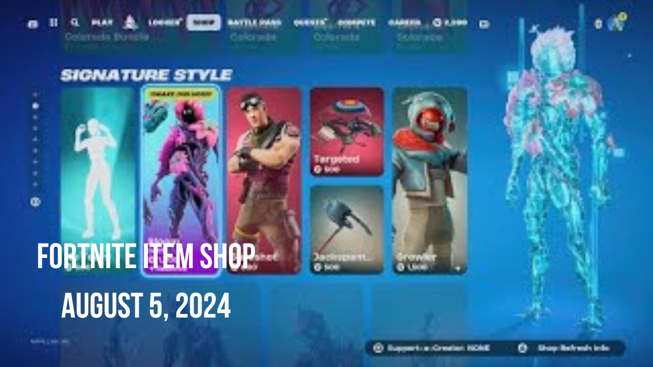 Fortnite Item Shop|August 5, 2024