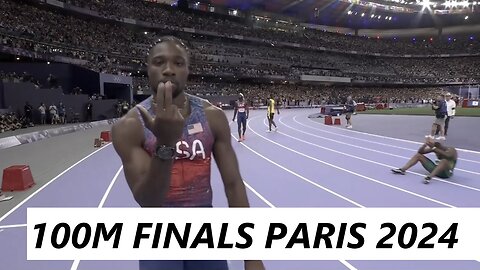 Men's 100m Finals - 2024 PARIS OLYMPICS - (Aug 4th 2024) Noah Lyles VS Kishane Thompson