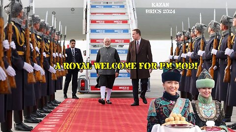 A Royal Welcome For PM Modi in Kazan (Biden is Jealous) | BRICS 2024