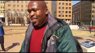 Gauteng cash-in-transit security guards hand over memo of demands (QGZ)