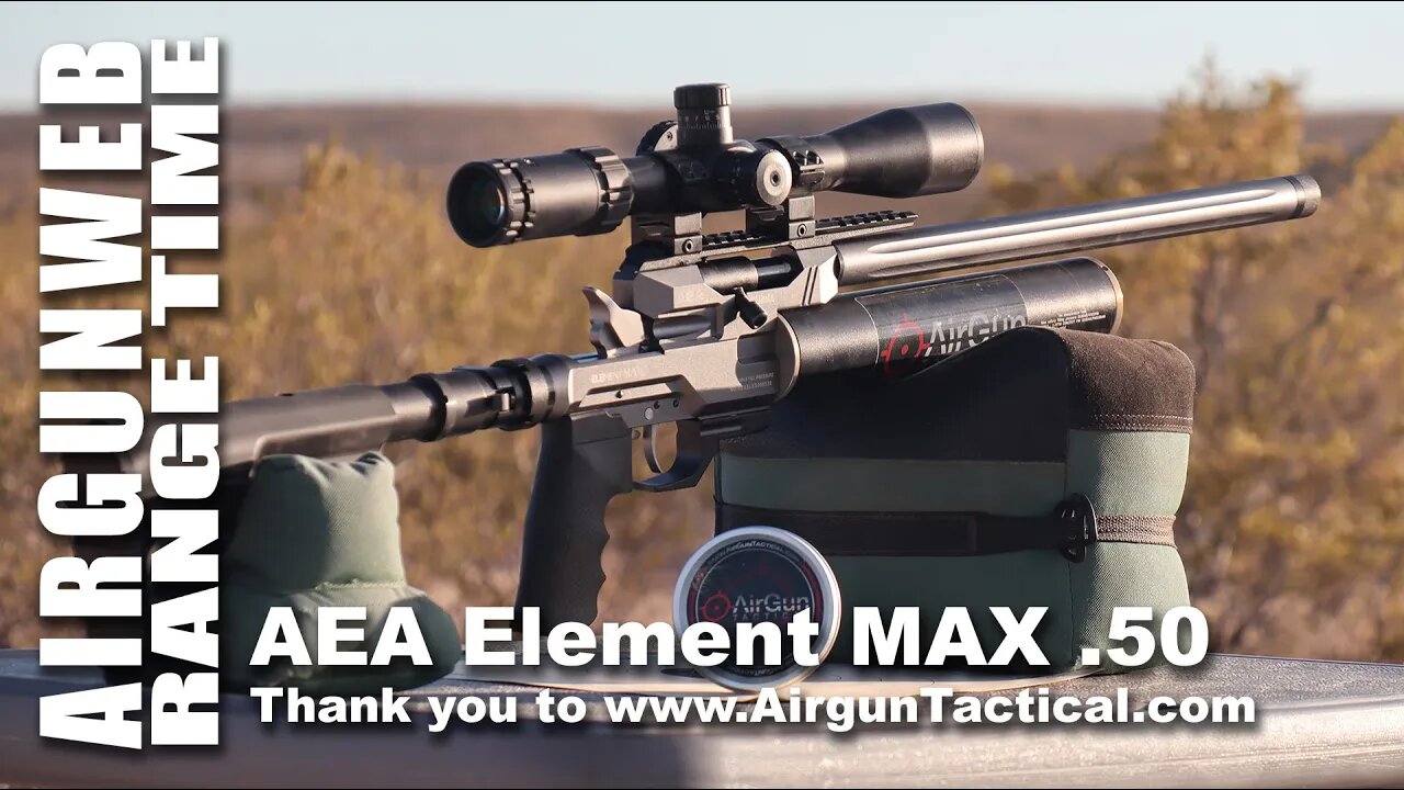AEA Element MAX .50 Cal PCP Powerhouse - Compact .50 Cal Hunting PCP Airgun
