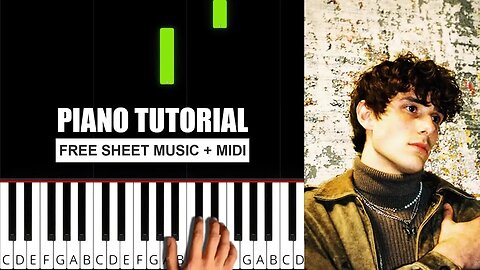 JVKE - this is what losing someone feels like - (BEGINNER) Piano Tutorial