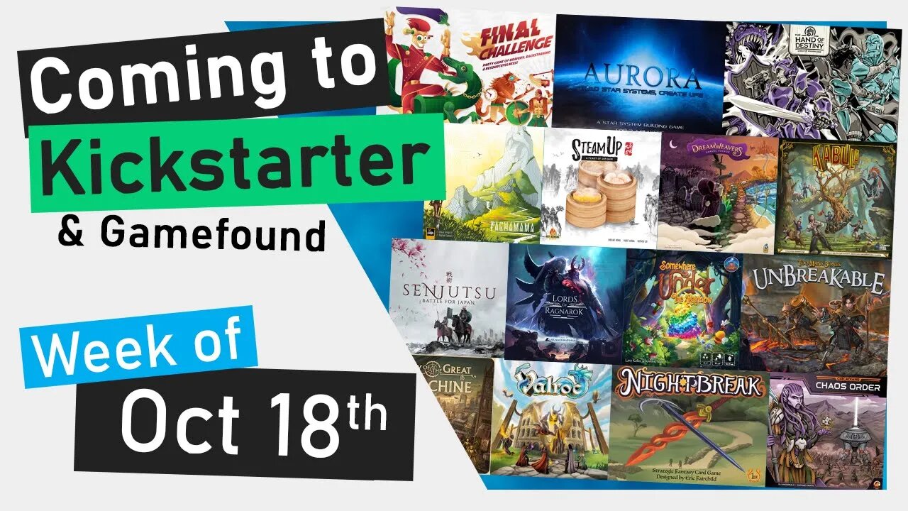 đź“…Kickstarter Boardgames | Lords of Ragnarok, Too Many Bones: Unbreakable, Steam Up Dim Sum, Kabula